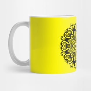 Mandala oriental dot work design by Blackline sw9 Mug